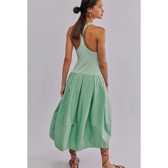 Free People Drops Of Venus Midi Dress in Meadow Sz XS BNWT - Picture 4 of 16